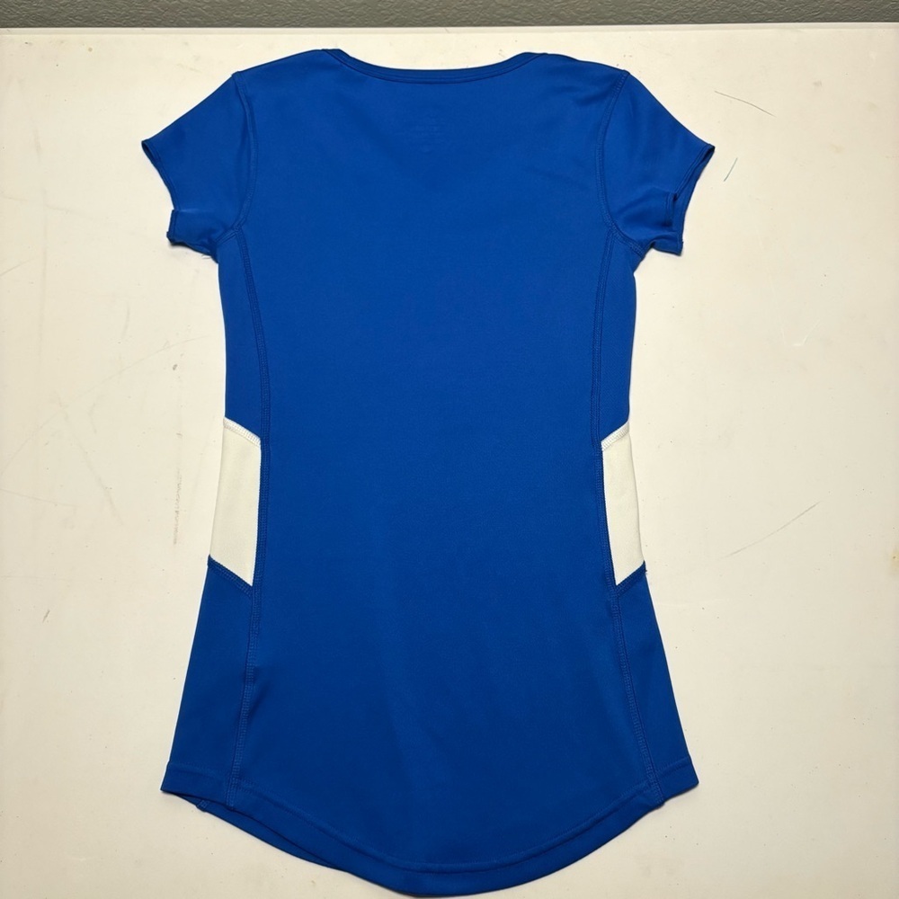 Nike Women's Short Sleeve Blue and White Tee - Picture 9 of 9